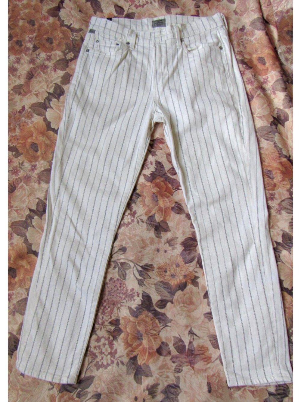 Citizens of Humanity Rocket Crop High Rise Skinny Jeans Size 29, White/black